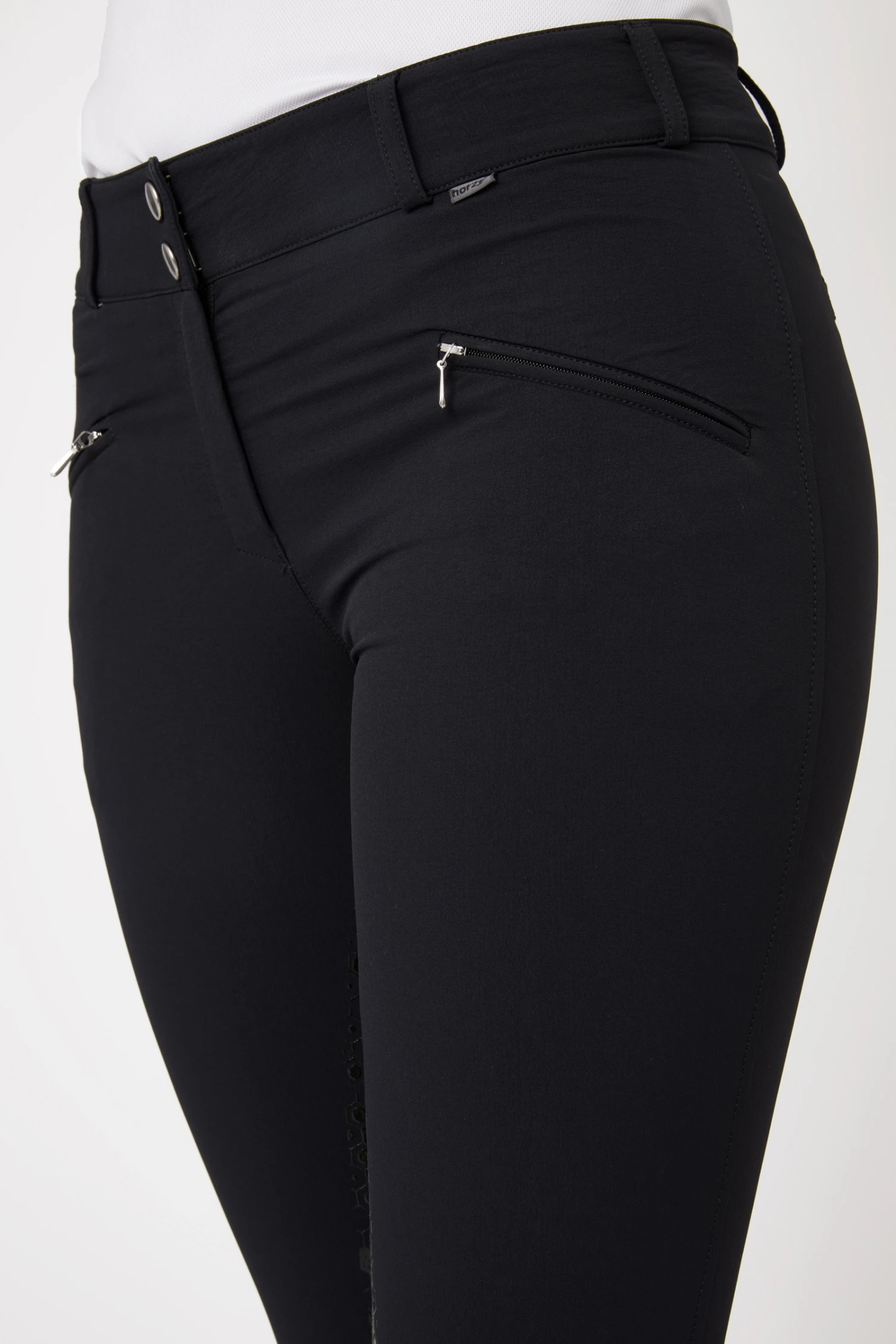 Horze Reithose Mit Vollbesatz Und Hohem Bund 5 Horze Reithose Mit Vollbesatz Und Hohem Bund – Bild 5