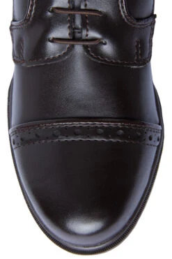 Horze Kilkenny Lux Damen Winter Reitstiefeletten Mit Brogue Detail -Horze Verkaufsgeschäft 38167 DBR 6