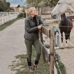 Horze Copenhagen Damen Wasserdichte Reitstiefeletten Mit Kunstfellfutter -Horze Verkaufsgeschäft 38258 dbr 08