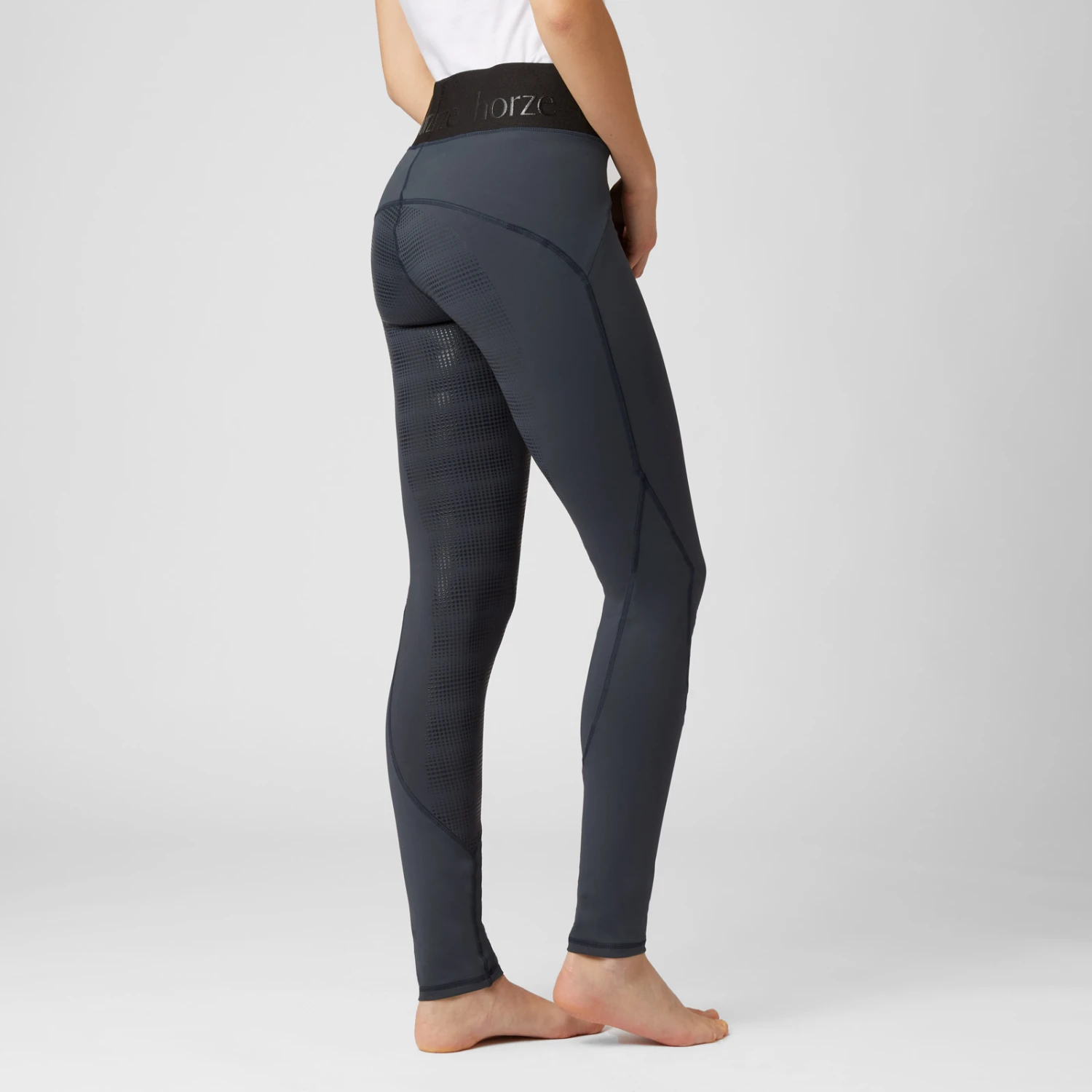 Horze Damen Reitleggings Mit Vollbesatz Und Elastischem Bund 12 Horze Damen Reitleggings Mit Vollbesatz Und Elastischem Bund – Bild 12