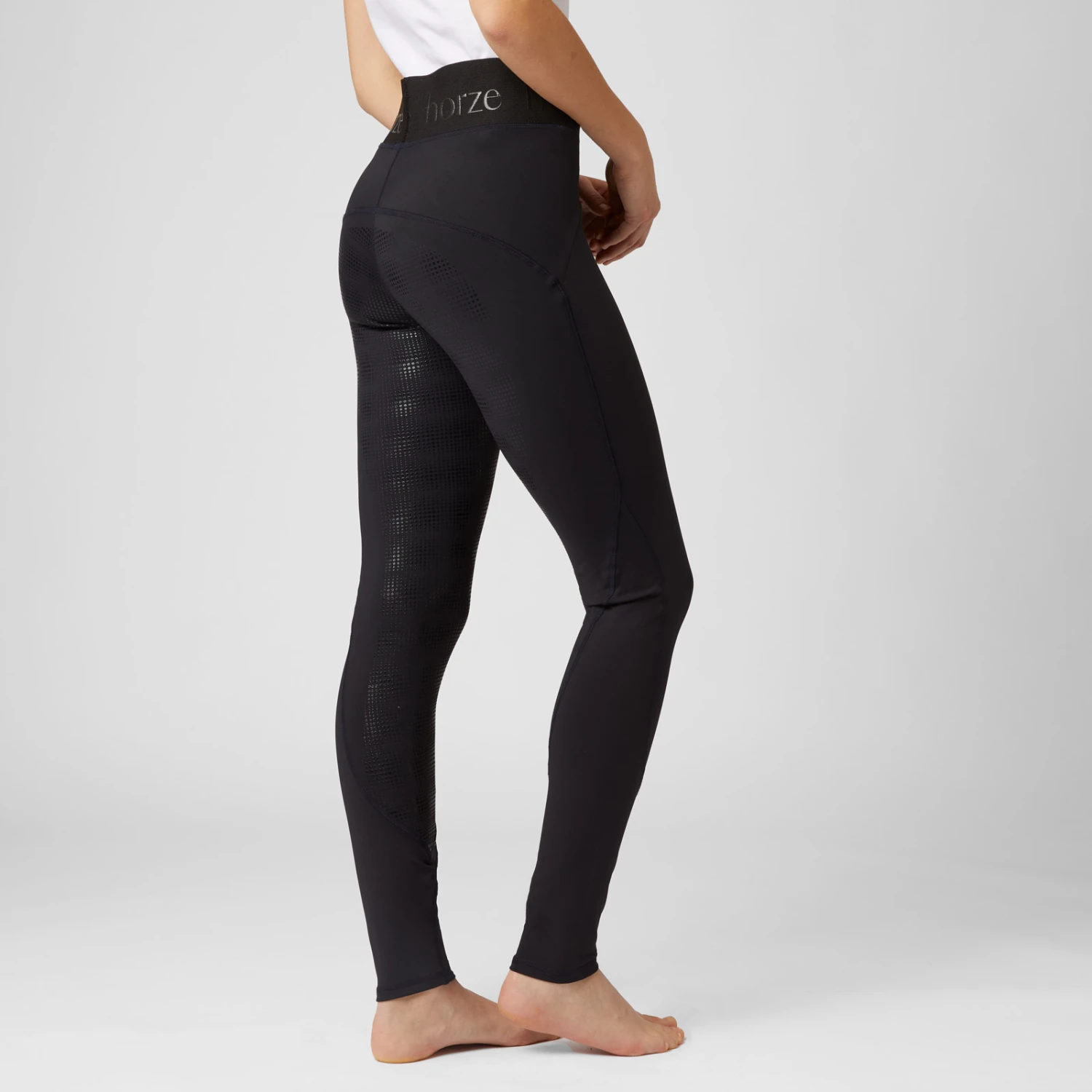 Horze Damen Reitleggings Mit Vollbesatz Und Elastischem Bund 18 Horze Damen Reitleggings Mit Vollbesatz Und Elastischem Bund – Bild 18