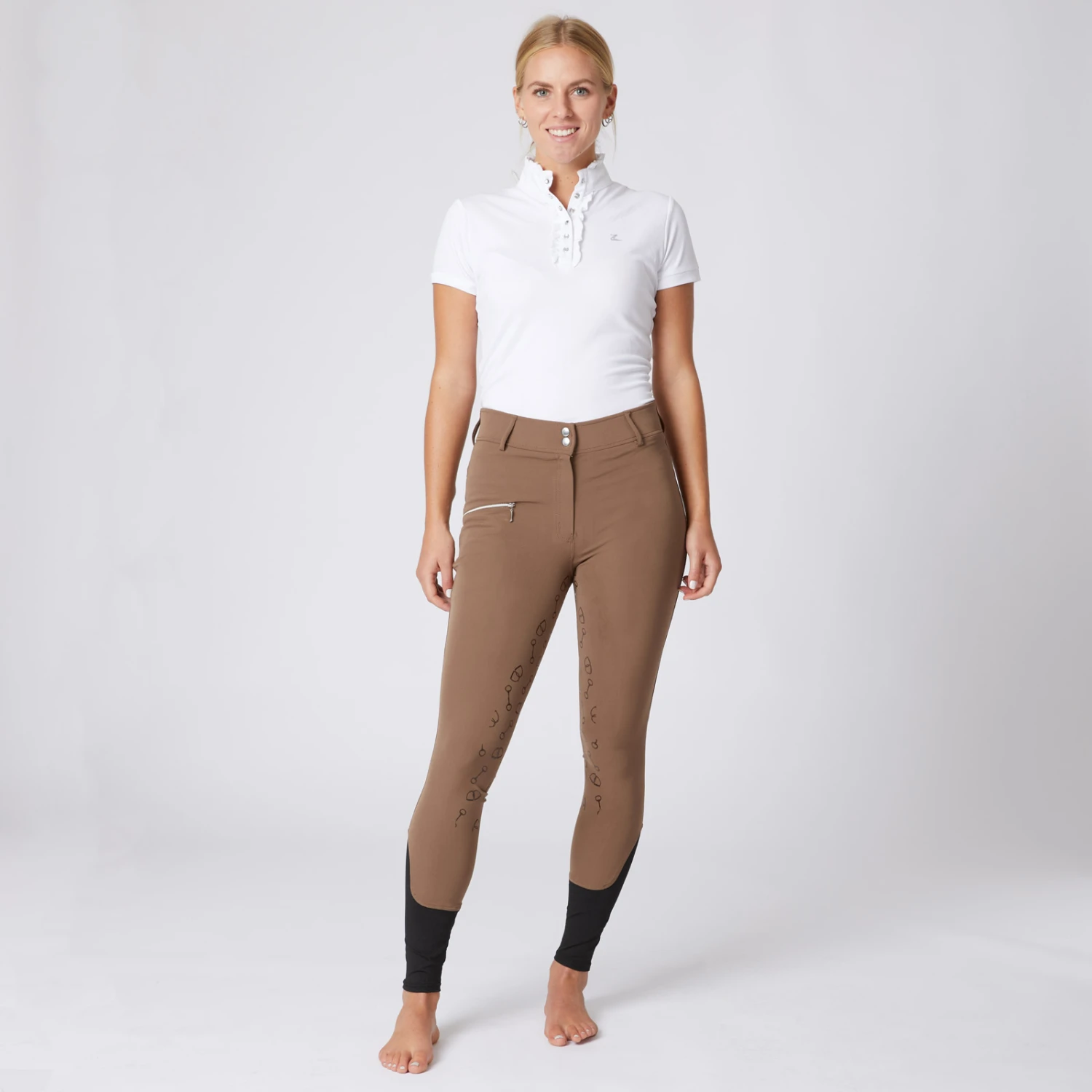 Reithose Mit Vollbesatz Mit Hohem Bund Und Silikon Gebissdruck 2 Reithose Mit Vollbesatz Mit Hohem Bund Und Silikon Gebissdruck – Bild 2