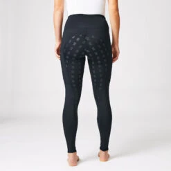 Reitleggings Mit Vollbesatz Für Damen Aus Silikon Mit Hohem Bund -Horze Verkaufsgeschäft CP3675 DB 4