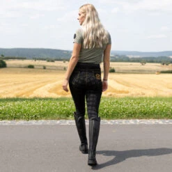 Reithose Mit Vollbesatz In Jeansoptik Für Damen 28 Reithose Mit Vollbesatz In Jeansoptik Für Damen -Horze Verkaufsgeschäft CP3680 BL 7