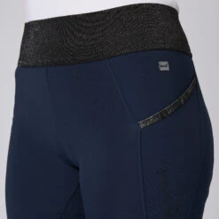 Reitleggings Für Damen Mit Vollbesatz Und Glitzerbund -Horze Verkaufsgeschäft CP3690 DB 4
