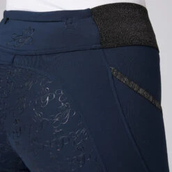 Reitleggings Für Damen Mit Vollbesatz Und Glitzerbund -Horze Verkaufsgeschäft CP3690 DB 5