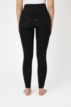 Horze Reitleggings Für Damen Mit Silikonvollbesatz Und Handytasche -Horze Verkaufsgeschäft cp3593 bl 04