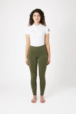 Horze Reitleggings Für Damen Mit Silikonvollbesatz Und Handytasche -Horze Verkaufsgeschäft cp3593 dgr 03