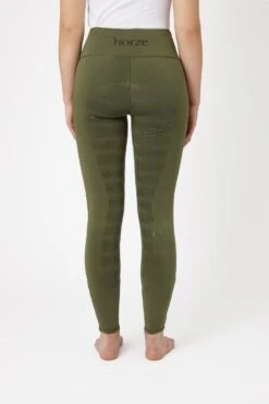 Horze Reitleggings Für Damen Mit Silikonvollbesatz Und Handytasche -Horze Verkaufsgeschäft cp3593 dgr 04
