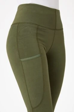 Horze Reitleggings Für Damen Mit Silikonvollbesatz Und Handytasche -Horze Verkaufsgeschäft cp3593 dgr 05