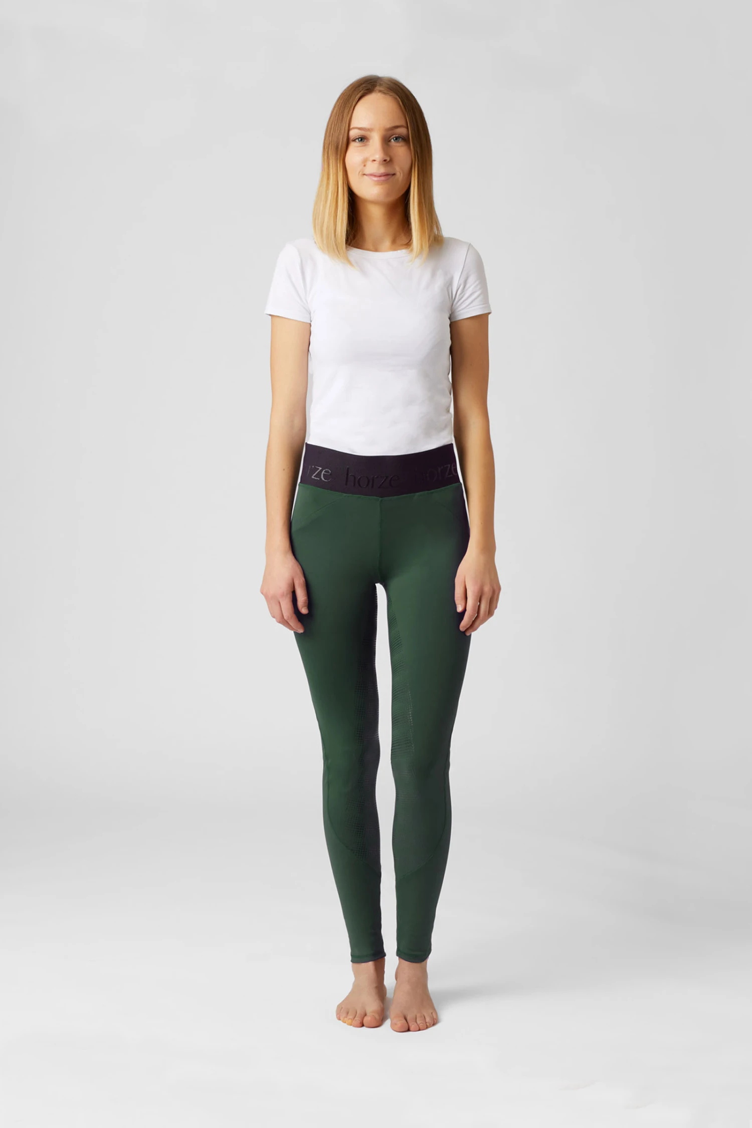 Horze Damen Reitleggings Mit Vollbesatz Und Elastischem Bund 8 Horze Damen Reitleggings Mit Vollbesatz Und Elastischem Bund – Bild 8