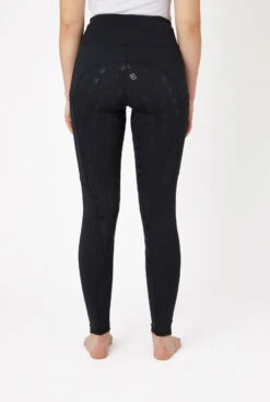 Reitleggings Mit Vollbesatz Für Damen Aus Silikon Mit Hohem Bund -Horze Verkaufsgeschäft cp3675 bl 04