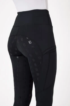Reitleggings Mit Vollbesatz Für Damen Aus Silikon Mit Hohem Bund -Horze Verkaufsgeschäft cp3675 bl 05
