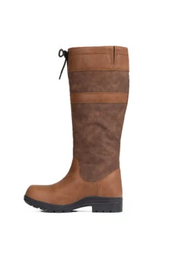 Horze Wasserdichte Damen Country Stiefel Mit Kunstfellfutter -Horze Verkaufsgeschäft cp3913 br 03