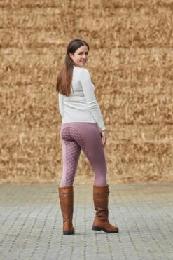 Horze Wasserdichte Damen Country Stiefel Mit Kunstfellfutter -Horze Verkaufsgeschäft cp3913 br 08